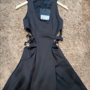 Philipp Plein Couture Black cutout size dress